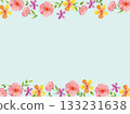 Floral Blue 133231638