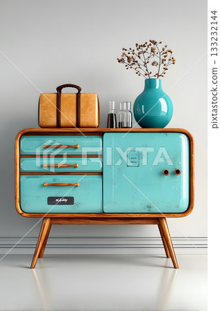 3D sideboard isolated on white background 133232144