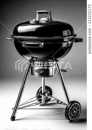 3D barbecue grill isolated on white background 133232172
