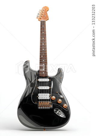 3D electric guitar isolated on white background 3D electric guitar isolated on white background 133232203