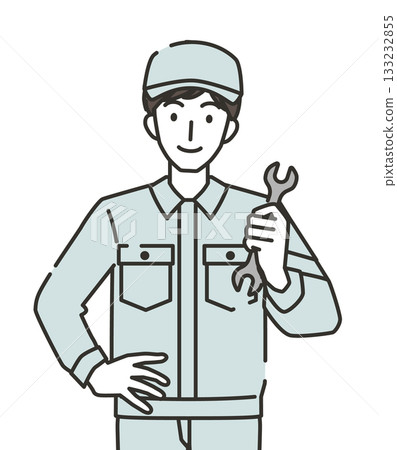 圖:水管工手持扳手 圖:水管工手持扳手 133232855