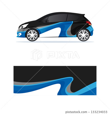 Modern car wrap company technology style design background 133234033