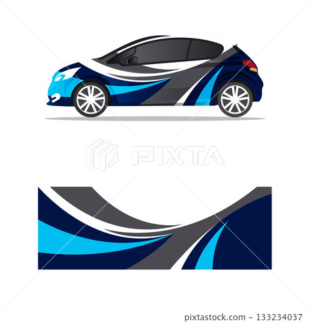 Design wraps, stickers, and decals for company vans or race cars. 133234037