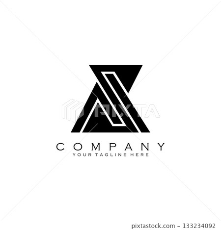 initial letter AZ logo design vector initial letter AZ logo design vector 133234092