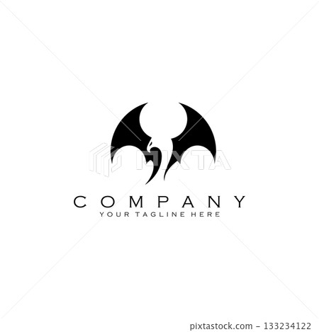 eagle bat logo design vector eagle bat logo design vector 133234122