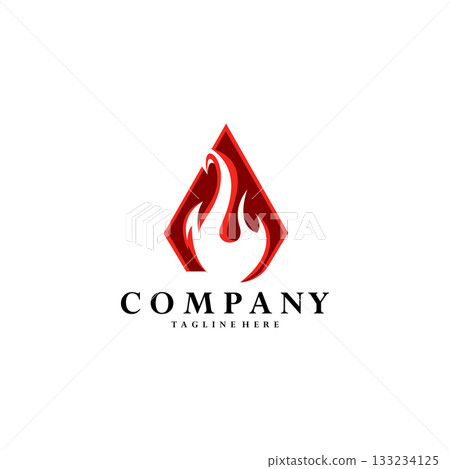 diamond fire logo design vector diamond fire logo design vector 133234125