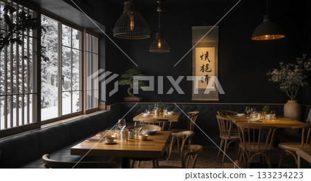裝潢時尚的日式餐廳 133234223