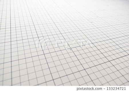 gray cutting mat board background with line and scale measure guide pattern for object art design, tool equipment of diy craft work 133234721