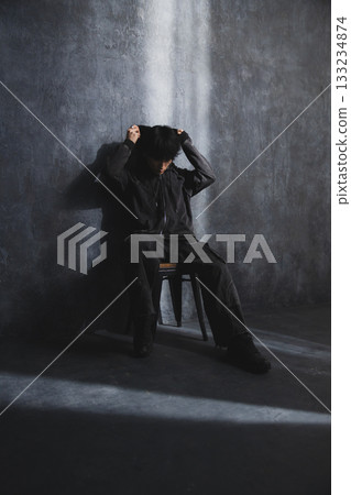 Male's portrait 133234874