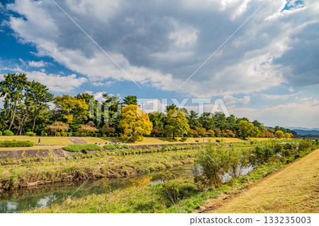 Kamogawa scenery in autumn Kamogawa scenery in autumn 133235003