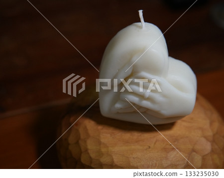 Heart Candle and Hands — Symbol of Love, Warmth and Connection Heart Candle and Hands — Symbol of Love, Warmth and Connection 133235030