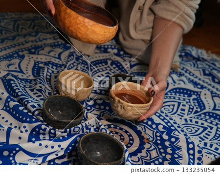 cacao, ritual, mandala 133235054