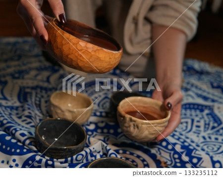 cacao, ritual, mandala 133235112