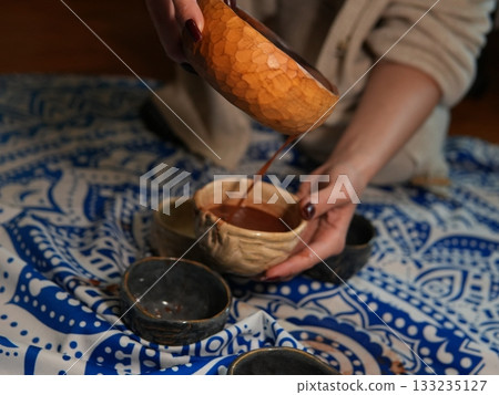 cacao, ritual, mandala 133235127