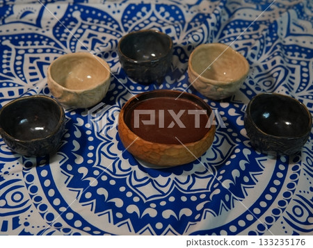 cacao, ritual, mandala 133235176