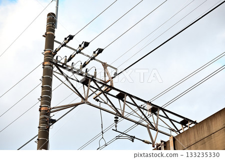 Railway overhead wire Railway overhead wire 133235330