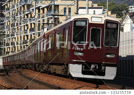 [Hankyu] 1000 Series Limited Express (Kobe Line: Mikage - Okamoto) 133235739