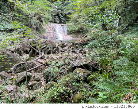 Namera Falls. Ryuzukyo Gorge in Akiota, Hiroshima Prefecture. 133235960