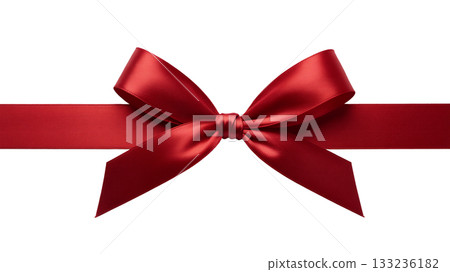 紅色緞帶生成式人工智慧 133236182