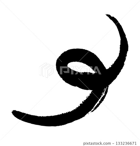 手繪裝飾線條插圖 133236671