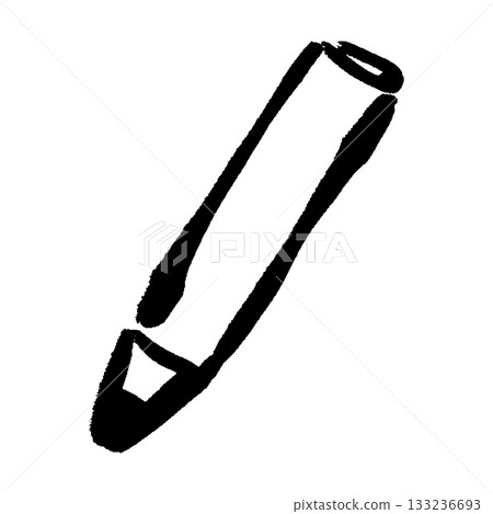 Hand drawn pencil illustration 133236693