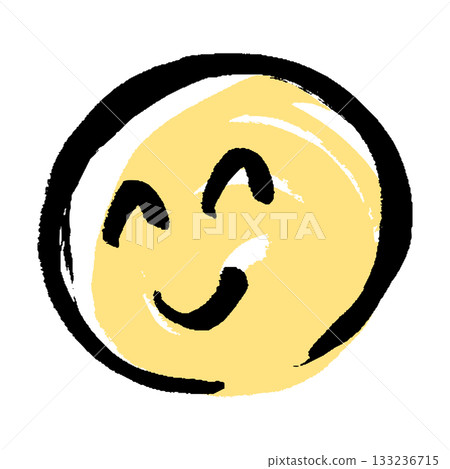 Handwritten face illustration 133236715