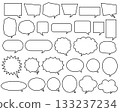 Simple speech bubble set 133237234