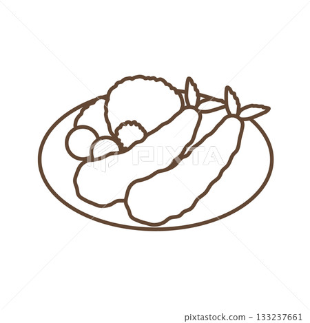 Fried shrimp B-1 Fried shrimp B-1 133237661
