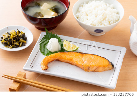 烤銀鮭魚飯 烤銀鮭魚飯 133237706