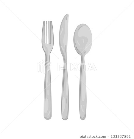 Illustration of cutlery Illustration of cutlery 133237891