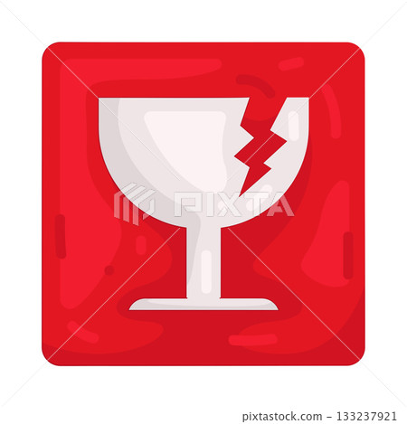Illustration of fragile Illustration of fragile 133237921