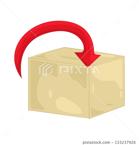 Illustration of return package Illustration of return package 133237926