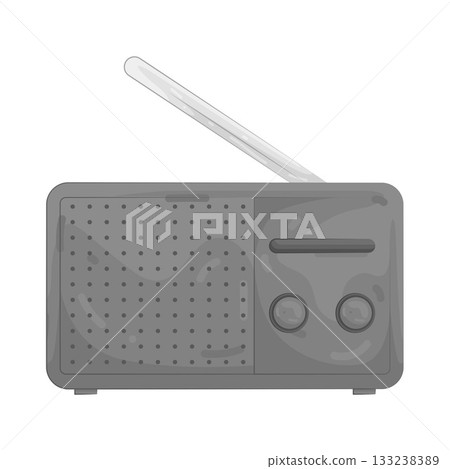Illustration of radio Illustration of radio 133238389