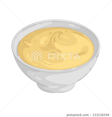 Illustration of cheese sauce Illustration of cheese sauce 133238394