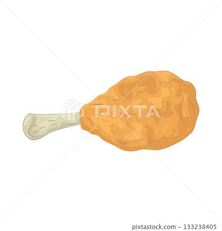 Illustration of chicken drumstick Illustration of chicken drumstick 133238405