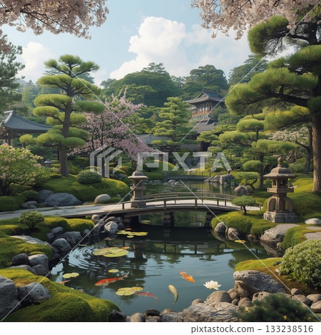 日本庭園 133238516