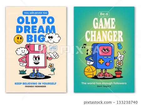 Groovy poster design 3 Groovy poster design 3 133238740