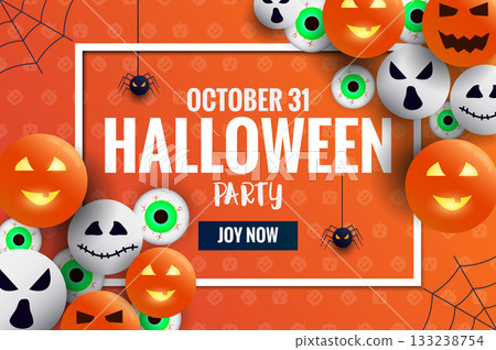 Happy Halloween Banner 133238754