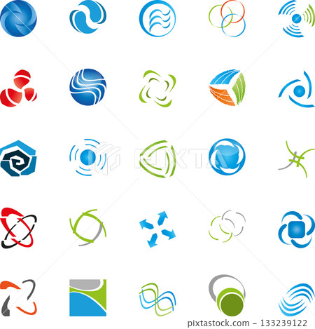 Company logo collection, logo collection, multimedia, services, icon collection 133239122