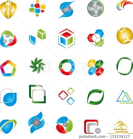 Company logo collection, logo collection, multimedia, services, icon collection 133239127