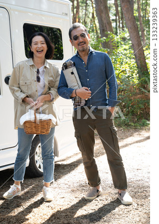 在山梨縣和八岳縣的露營地享受戶外時光。 133239363