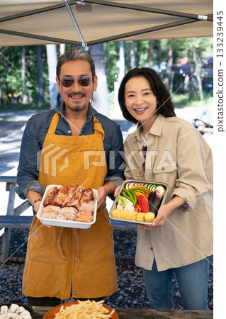 一家人在山梨縣八岳享受露營時光 133239445