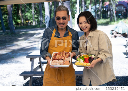 一家人在山梨縣八岳享受露營時光 133239451