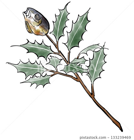 Holly sardines_Setsubun_Winter 133239469