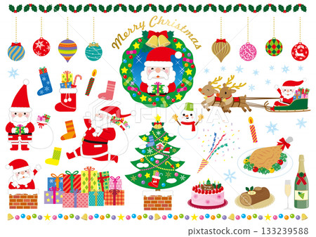 2025年聖誕節插畫集 133239588