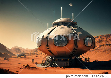 太空站圖片（人工智慧生成的插圖） 133239785