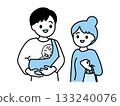 一對帶著嬰兒的夫婦 01 133240076