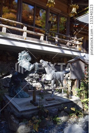 November 16, 2025: Kifune Shrine Divine Horse Statue November 16, 2025: Kifune Shrine Divine Horse Statue 133240123