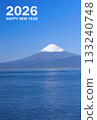 2026年新年賀卡 富士山 133240748