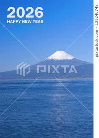 New Year's card 2026 Mount Fuji New Year's card 2026 Mount Fuji 133240748